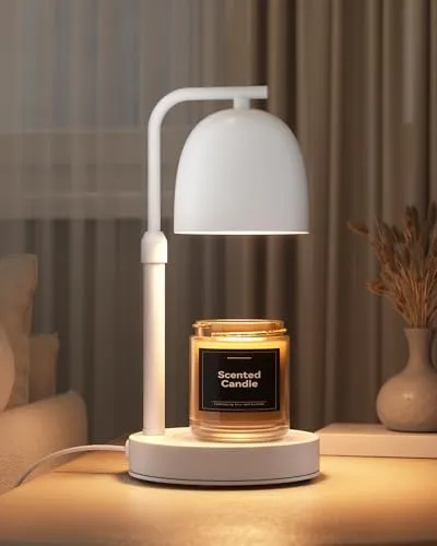 Lisunar Minimalist Candle Warmer Lamp — White